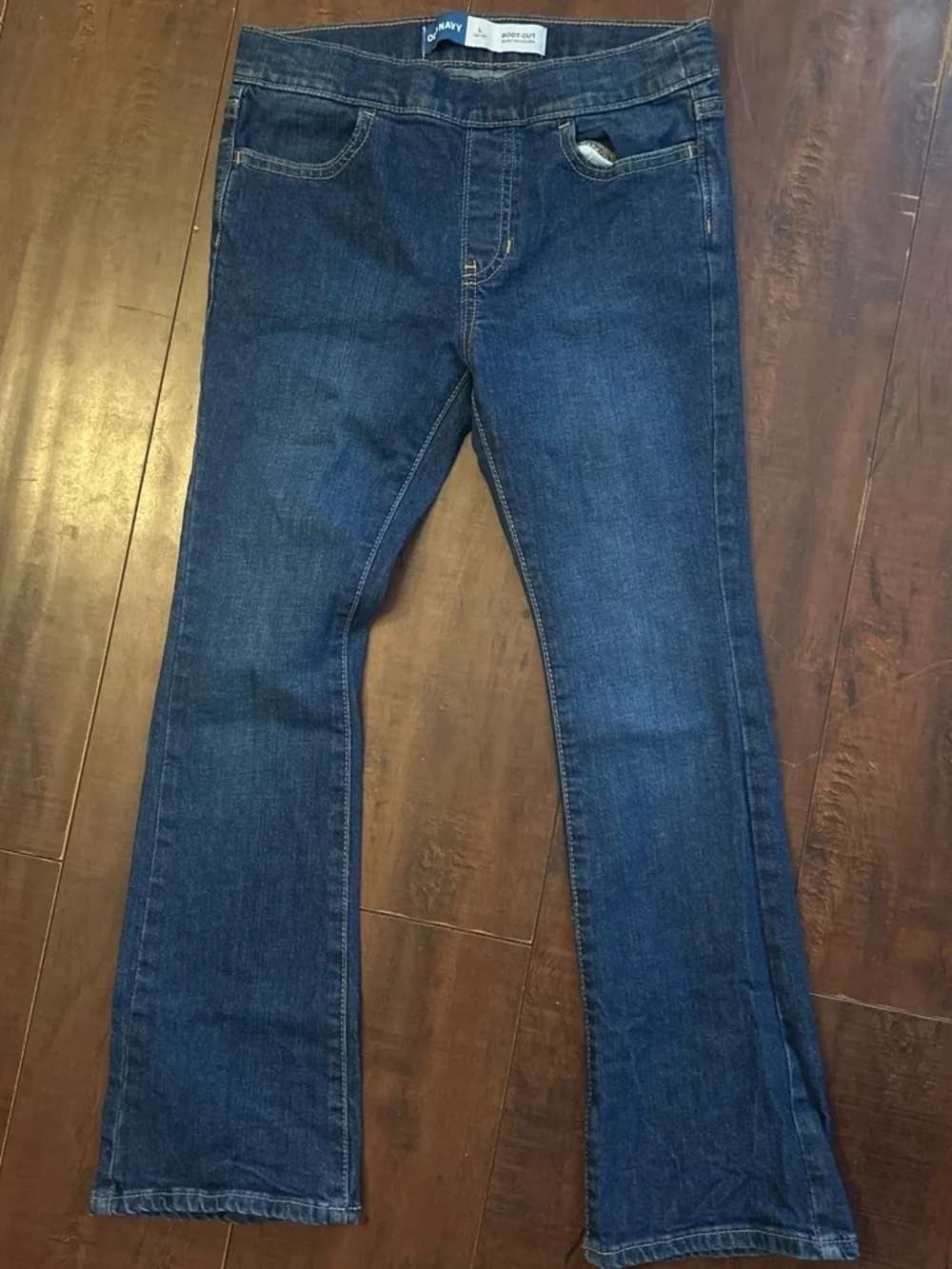 Old Navy Dark Blue Bootcut Jeans